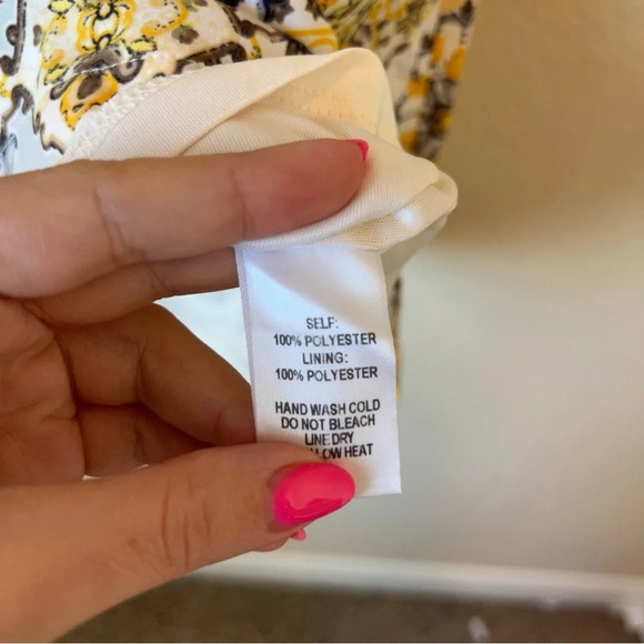 Lulus Dandy Lion Yellow Print Shift Dress - Picture 5 of 8